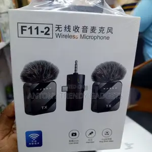 F11-2 Wireless Clip-on Microphone for Vlogging Podcasts