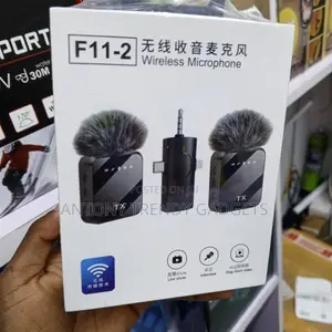 F11-2 Professional Dual Wireless Mic With 2.4GHz Audio