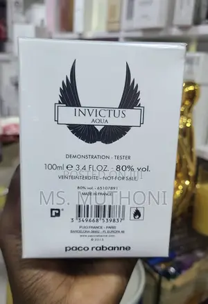 Invictus Aqua by Paco Rabanne Tester ( Woody Acquatic)