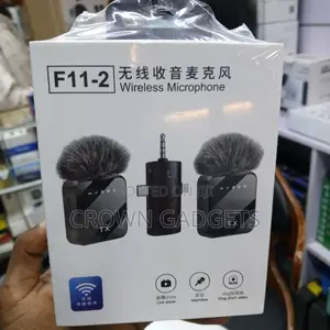 F11-2 Dual Clip-on Microphone for Live Streaming Podcast