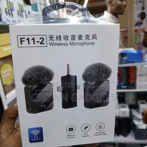 F11-2 Wireless Lavalier Mic for iPhone Android Cameras