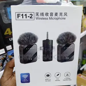 F11-2 Dual Clip-on Mic With USB-C Lightning 3.5mm