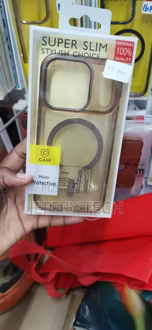 iPhone 17 Pro Translucent Golden-Brown Tint Case