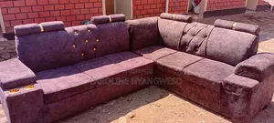 L-Shaped 6-Seater Sofa Set