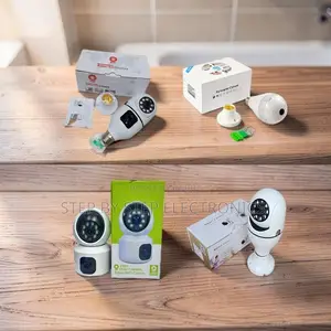 Compact Rotating Single Dual Lens Wifi Bulb Cameras-Wholesale Price
