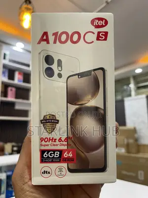 New Itel A100C 64 GB Black