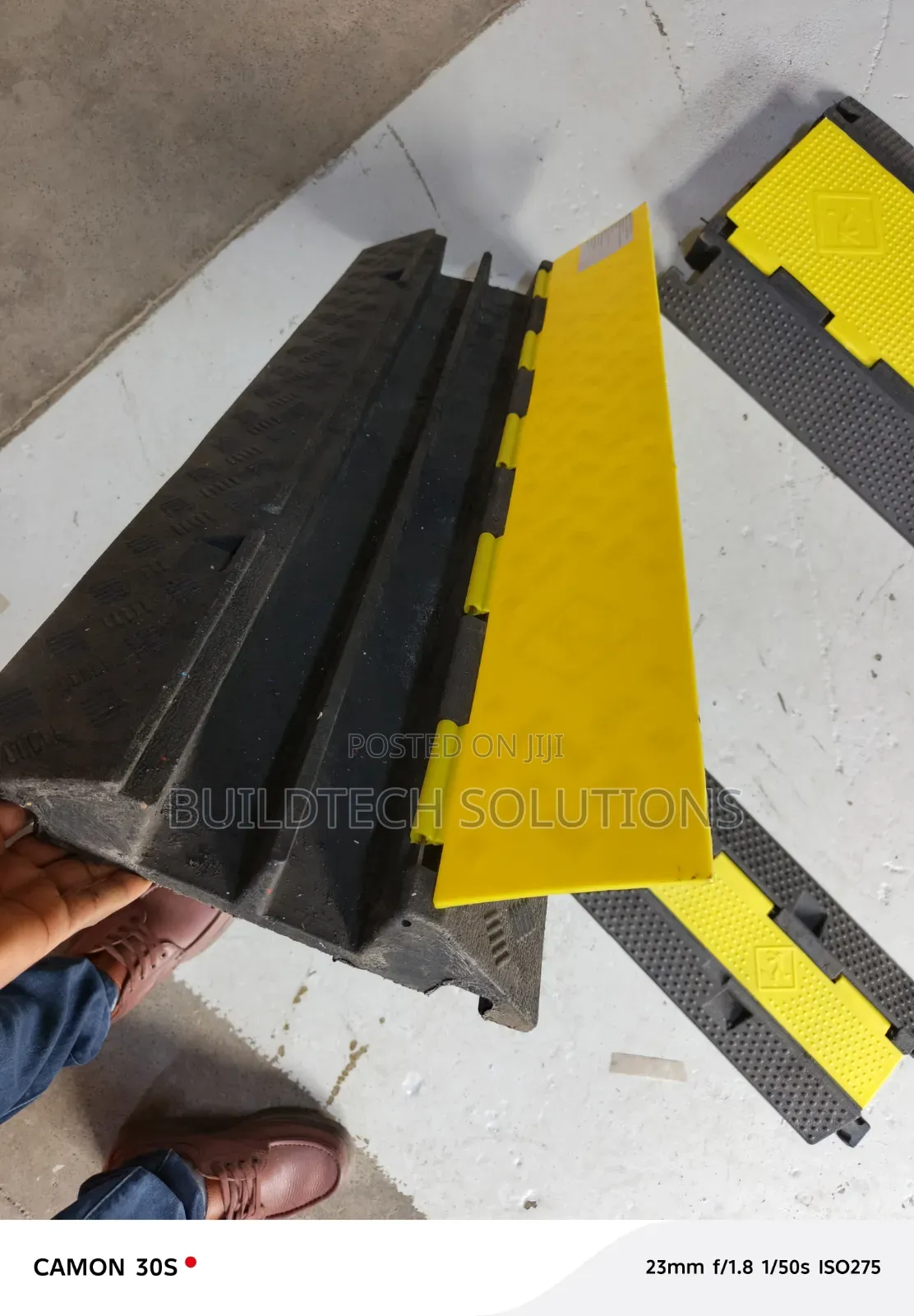 Outdoor 2- Channel Rubber Cable Protector ( Heavy Duty)