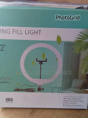 LED Ring Light With Phone Holder for Video Recording