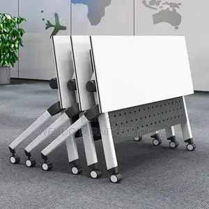 Office Desk : 1.2M Movable Folding Splicing Table
