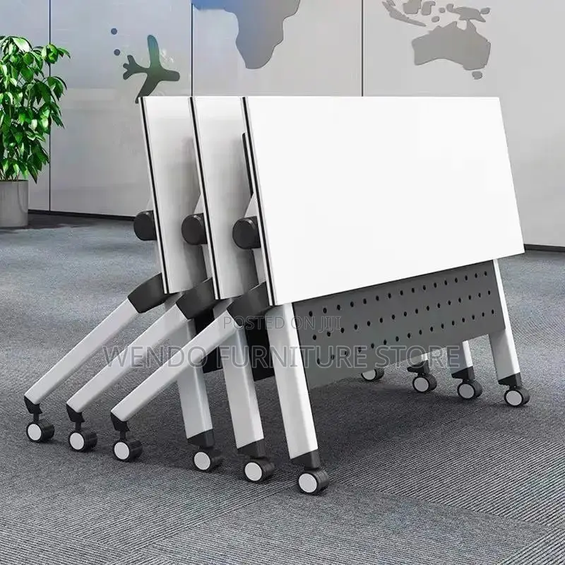 Office Desk : 1.2M Movable Folding Splicing Table