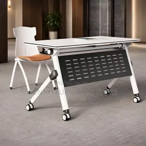 Office Desk : 1.2M Movable Folding Splicing Table