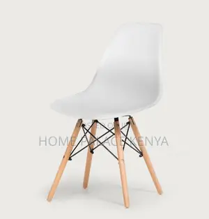 Dining Table: Scandinavian Eiffel Inspired White Chair