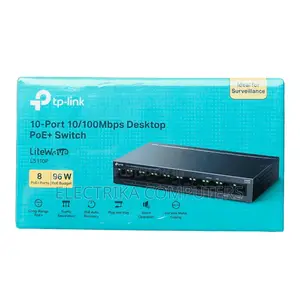 TP-Link LS110P 10-Port 10/100Mbps Desktop Switch