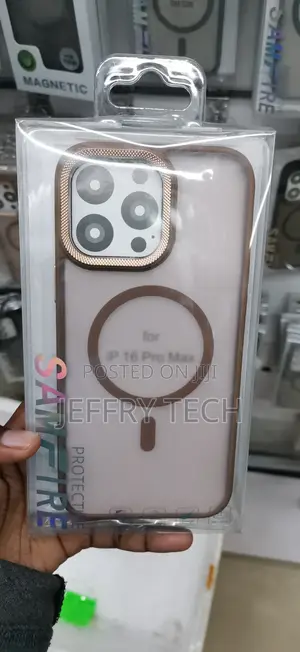 iPhone 16 Pro Max, Featuring Metallic Gold or Brown Accents Case