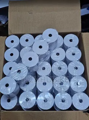Thermal Cash Receipt Paper Roll 80x80mm / 65GSM 50 Rolls/Box