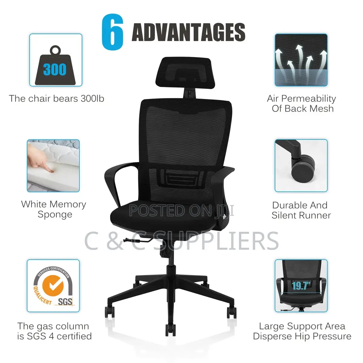 Staff Computer Mesh Chair