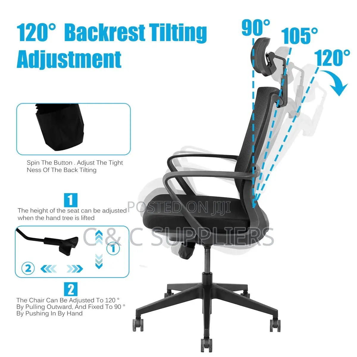 Staff Computer Mesh Chair