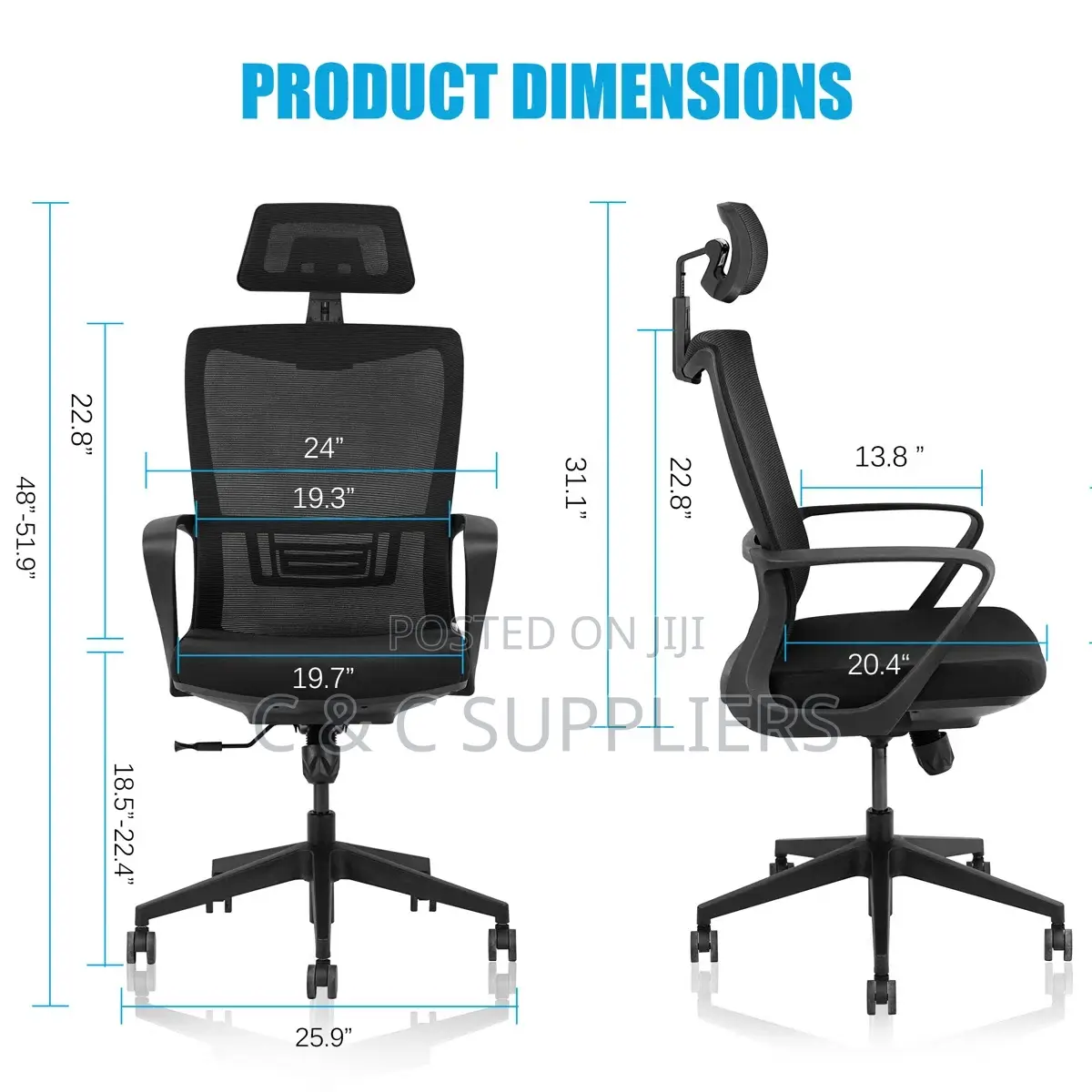 Staff Computer Mesh Chair