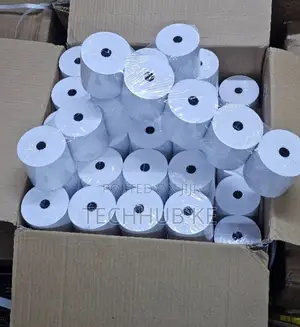 50pcs Full Box of 80mm by 80mm by 13mm Thermal Paper Rolls
