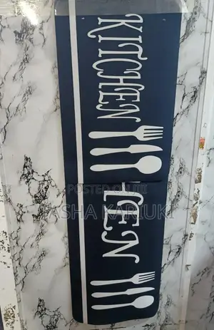 Rubber Bottom Kitchen Mat 2pcs