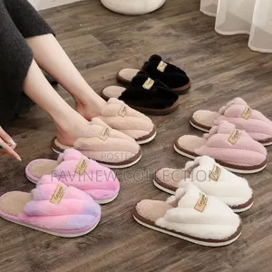 Flat Heel Home Cotton Slippers/ Adults Indoor Shoes