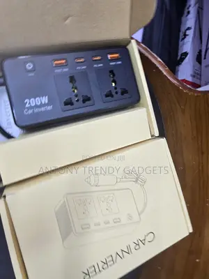 Car Power Inverter 200W With USB-C PD for Travel Camping