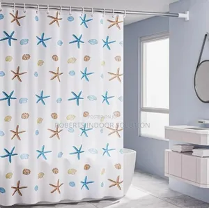 Privacy Shower Curtain With Hooks