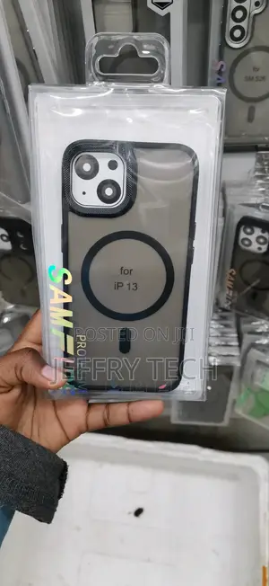 iPhone 13 Matte Back With a Bold Black Frame Cover