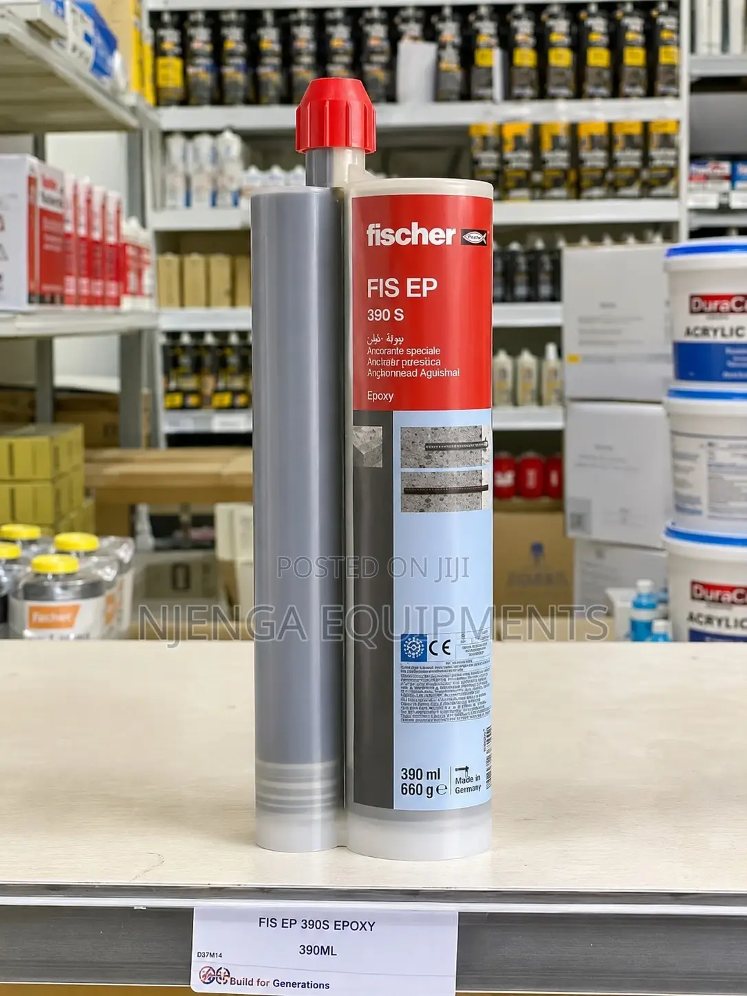 Fischer FIS EP 390 S Heavy-Duty Epoxy Mortar (390ml)