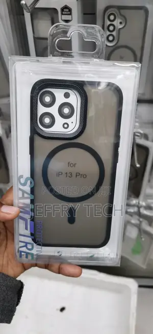 iPhone 13 Pro Frosted Translucent Back Matte MagSafe Case