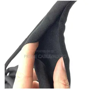 6mm Self-Closing Cable Management Sleeve - Black