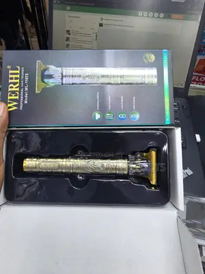 Professional USB Rechargeable T-Blade Hair Trimmer Gold