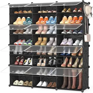 Plastic Shoe Rack (Multiple Colours)