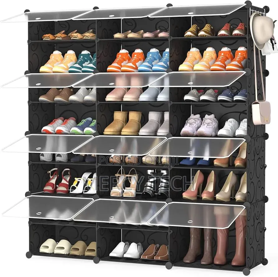 Plastic Shoe Rack (Multiple Colours)
