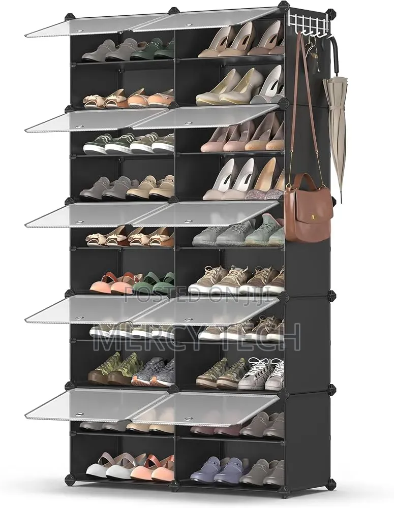 Plastic Shoe Rack (Multiple Colours)