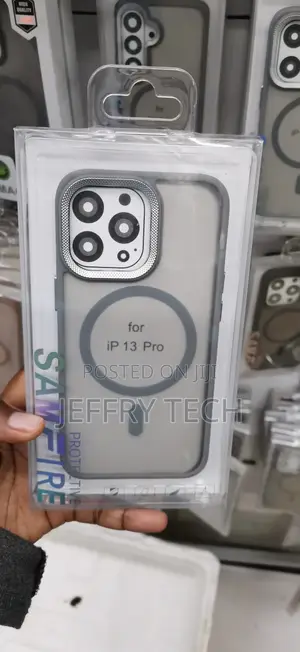 iPhone 13 Pro Gray Magnetic MagSafe-compatible Protective Phone Case