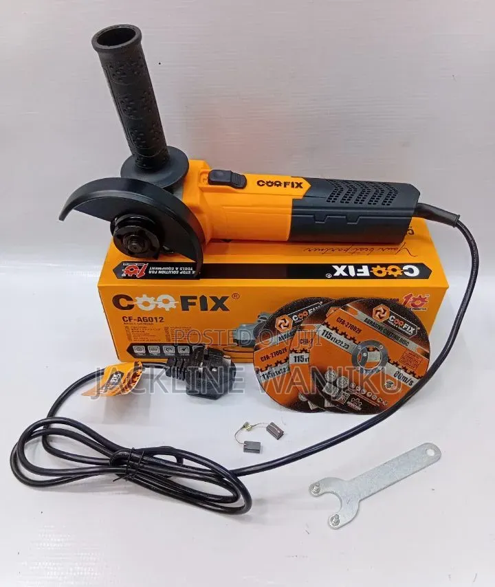Professional 4" Coofix Angle Grinder With 3 Cutting Discs