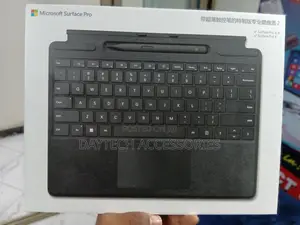 Microsoft Surface Pro8/X Signature Keyboard With Pen Black-QJW-00014