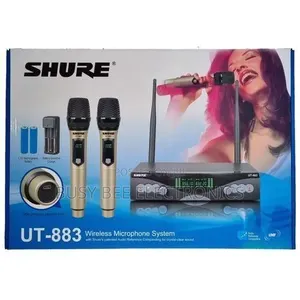 Professional Wireless Microphone With Rechargeable Batteries uT_883
