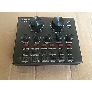 V8 Audio USB External Sound Card-Live Stream Audio Interface