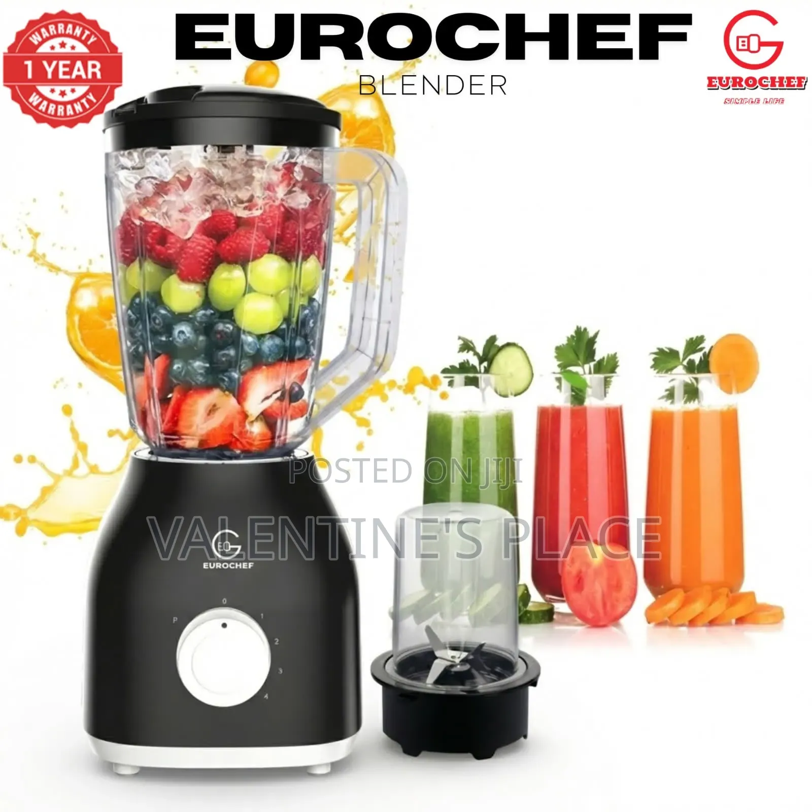 Eurochef 2 in 1 Blender