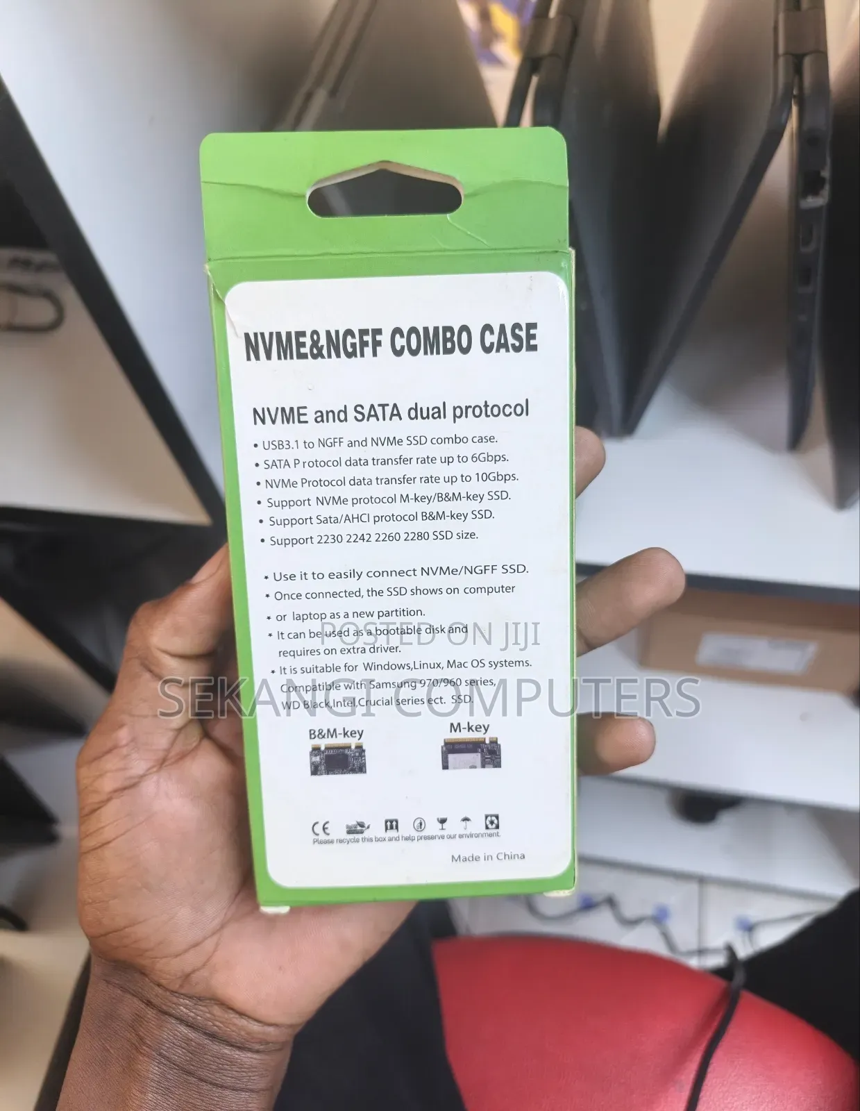 NVME NGFF Combo Case