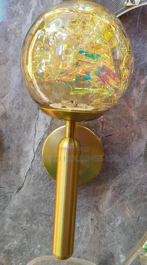 Modern Led 3 Color Wall Light Gold/Black Handle By5.