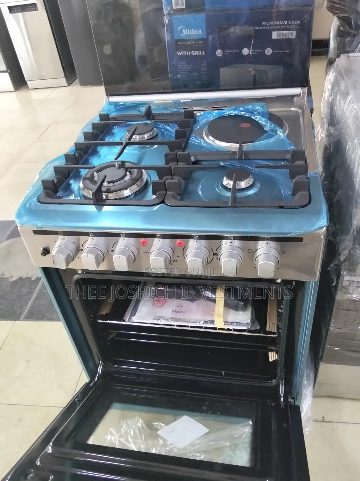 Haier 3+1 With Wok Burner Standing Cooker