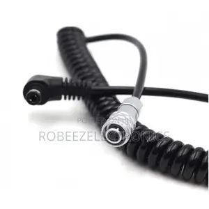 12V Power Cable to DC Jack With Right AngleJack for Blackmagic Cameras