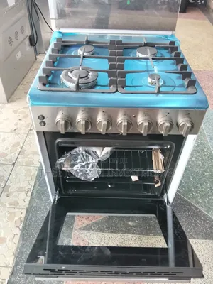 Haier 4 Burner Full Gas Standing Cooker With Wok Burner Gas Sensors