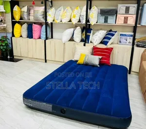 6*6 Intex Inflatable Mattress With Free Electric Pump