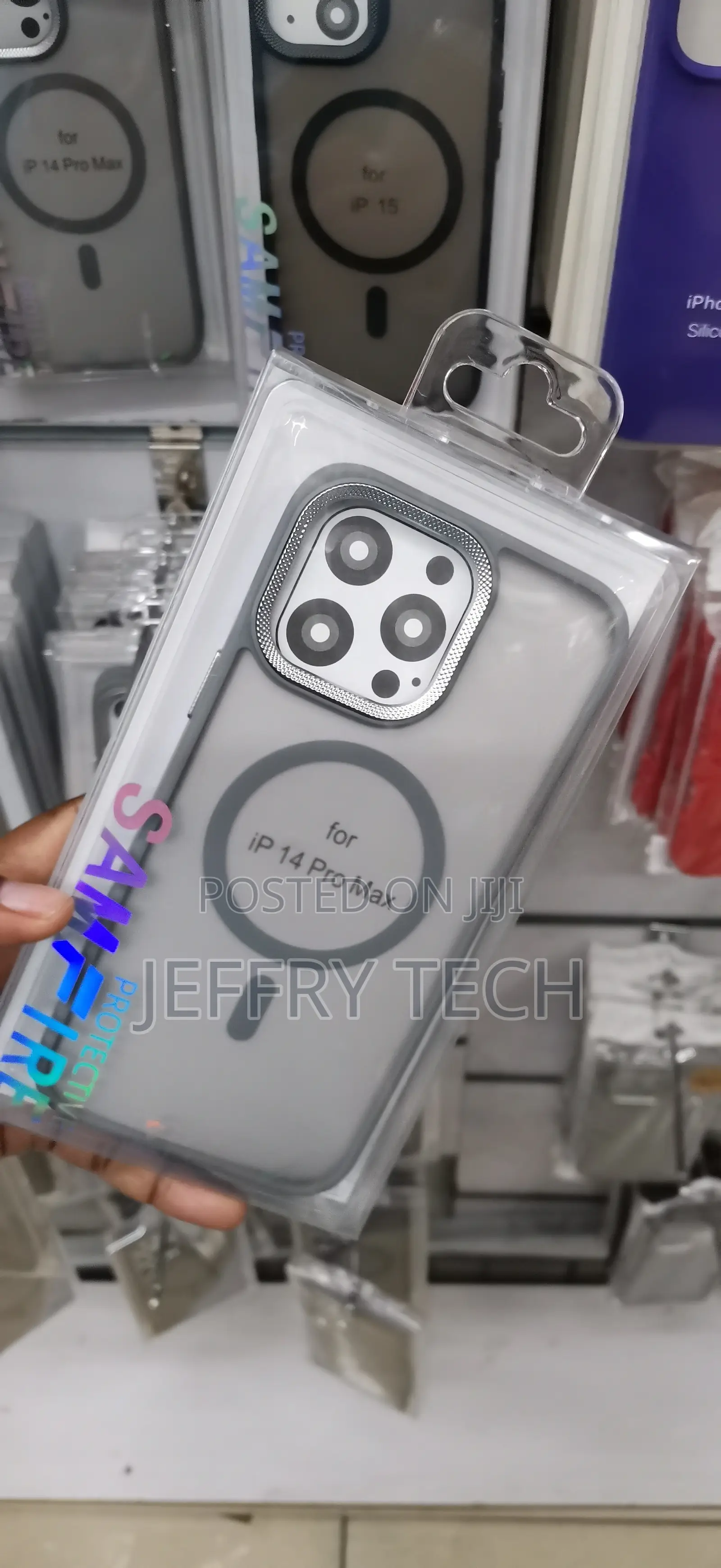 iPhone 14 Pro Max Semi-Clear Backing Casing