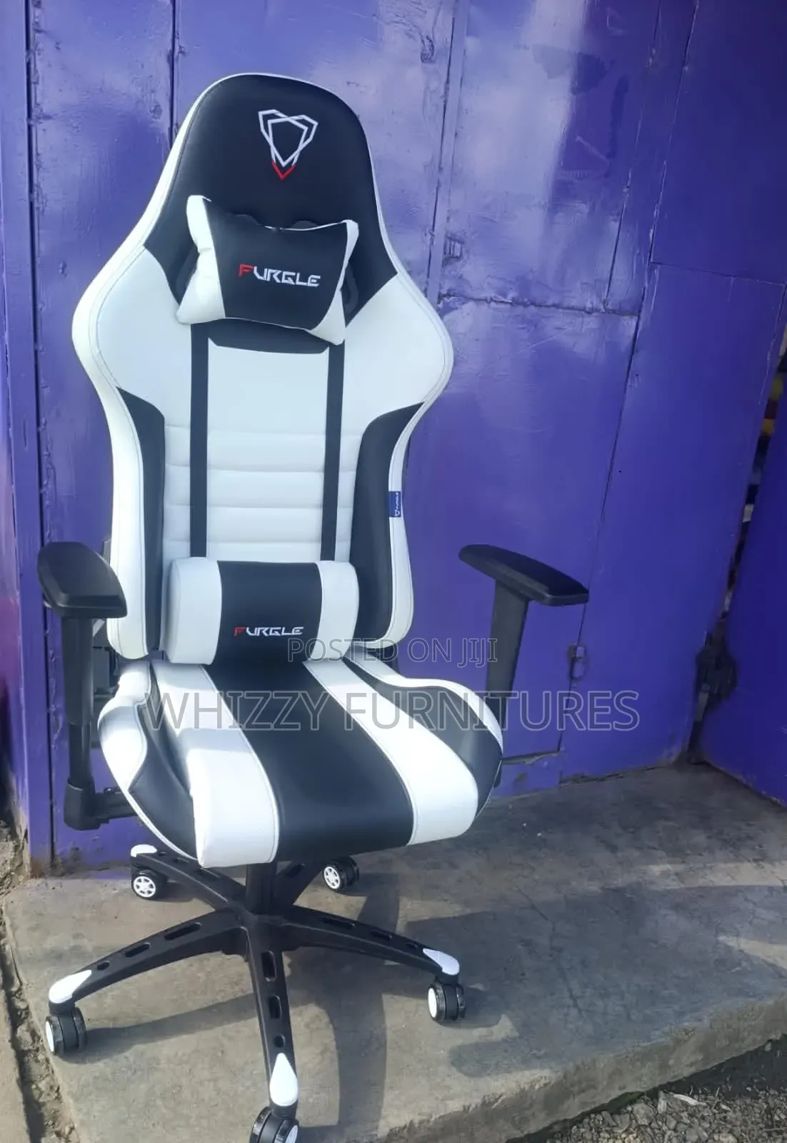 Black and White Gaming Chair