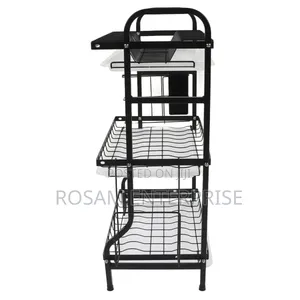 3 Tier Carbon Dish Rack